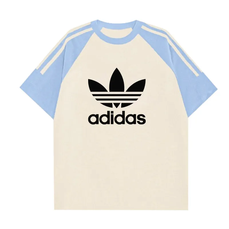 『M-3XL』カジュアル アクティブ シンプル カラーブロック Tシャツ