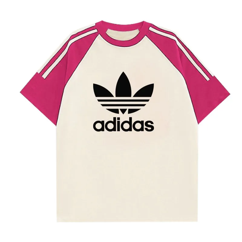 『M-3XL』カジュアル アクティブ シンプル カラーブロック Tシャツ