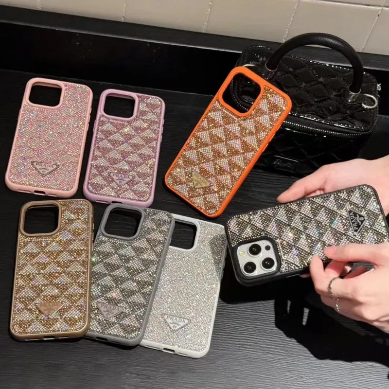 絶対欲しい 高品質 トレンド カラフル スウィート ラメ入り スマホケース
