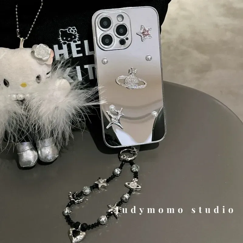 大注目 プレミアム ユニーク 繊細 華やか 軽やか  スウィート スマホチェーン付き スマホケース