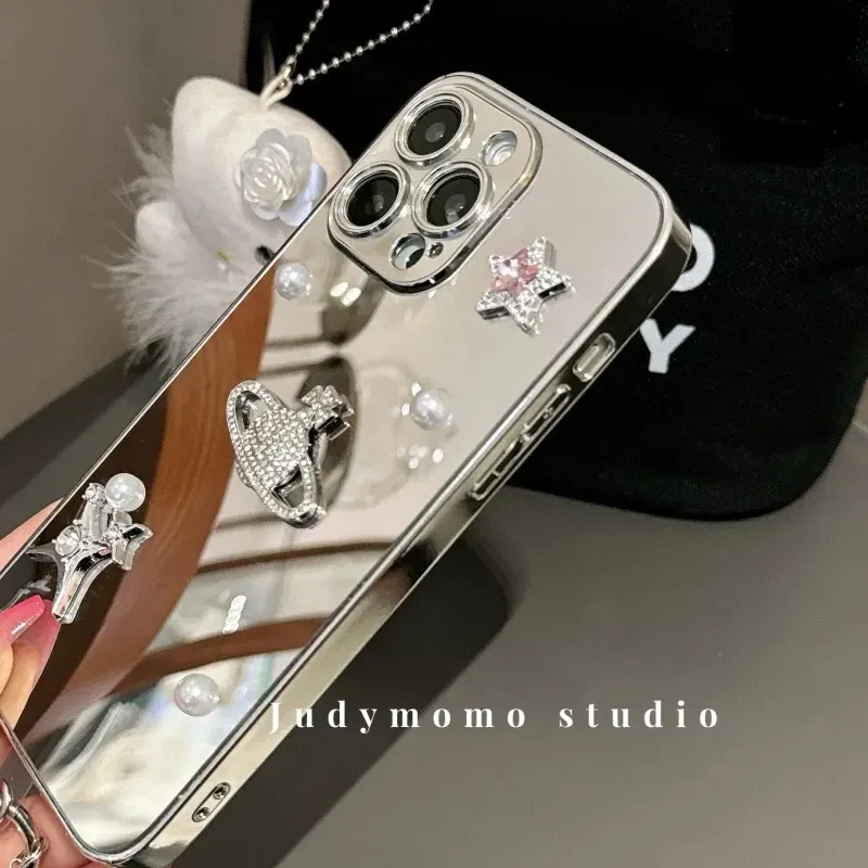 大注目 プレミアム ユニーク 繊細 華やか 軽やか  スウィート スマホチェーン付き スマホケース