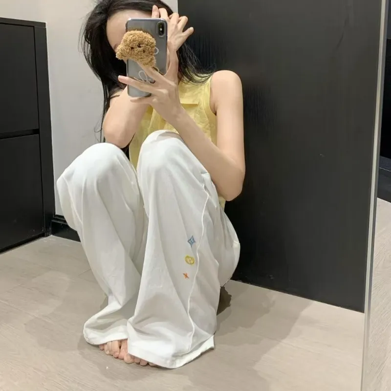 『S-XL』目立つ 着瘦せ 高品質 クラシック合わせやすい ワイドストレートジーンズ