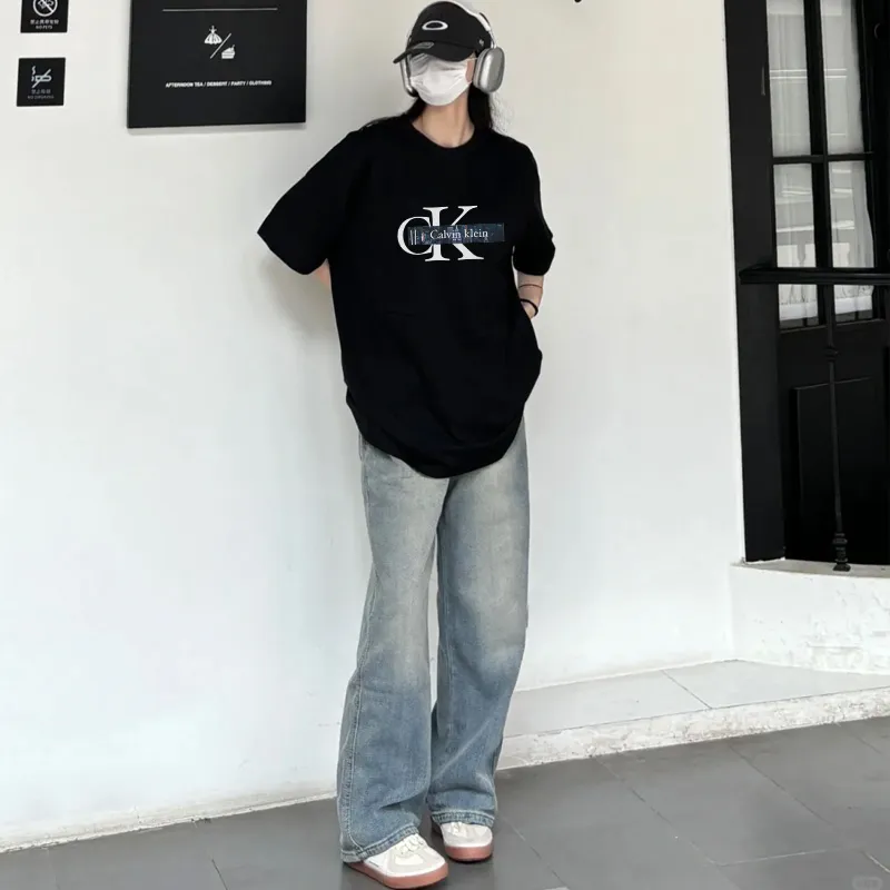 『S-3XL』トレンド ロゴ入り ミニマルスタイル ストレッチ性あり 軽やか Tシャツ