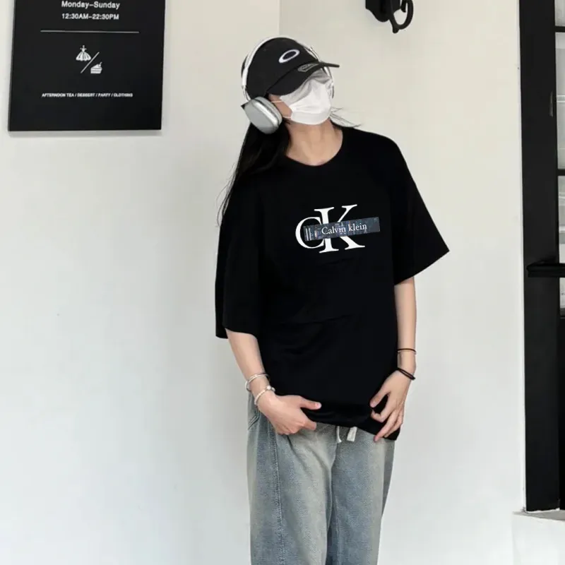 『S-3XL』トレンド ロゴ入り ミニマルスタイル ストレッチ性あり 軽やか Tシャツ