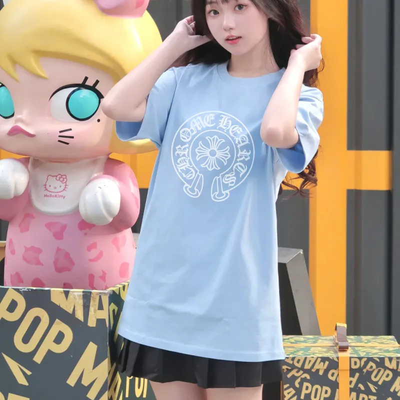 『S-4XL』夏のマストハブ 清涼感たっぷり トレンディ キュート 涼しげ 通気性抜群 快適 半袖