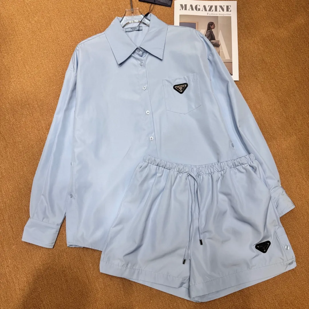 『S-L』クラシック 質感が細やか 着瘦せ 快適 シャツ ショーツ セットアップ