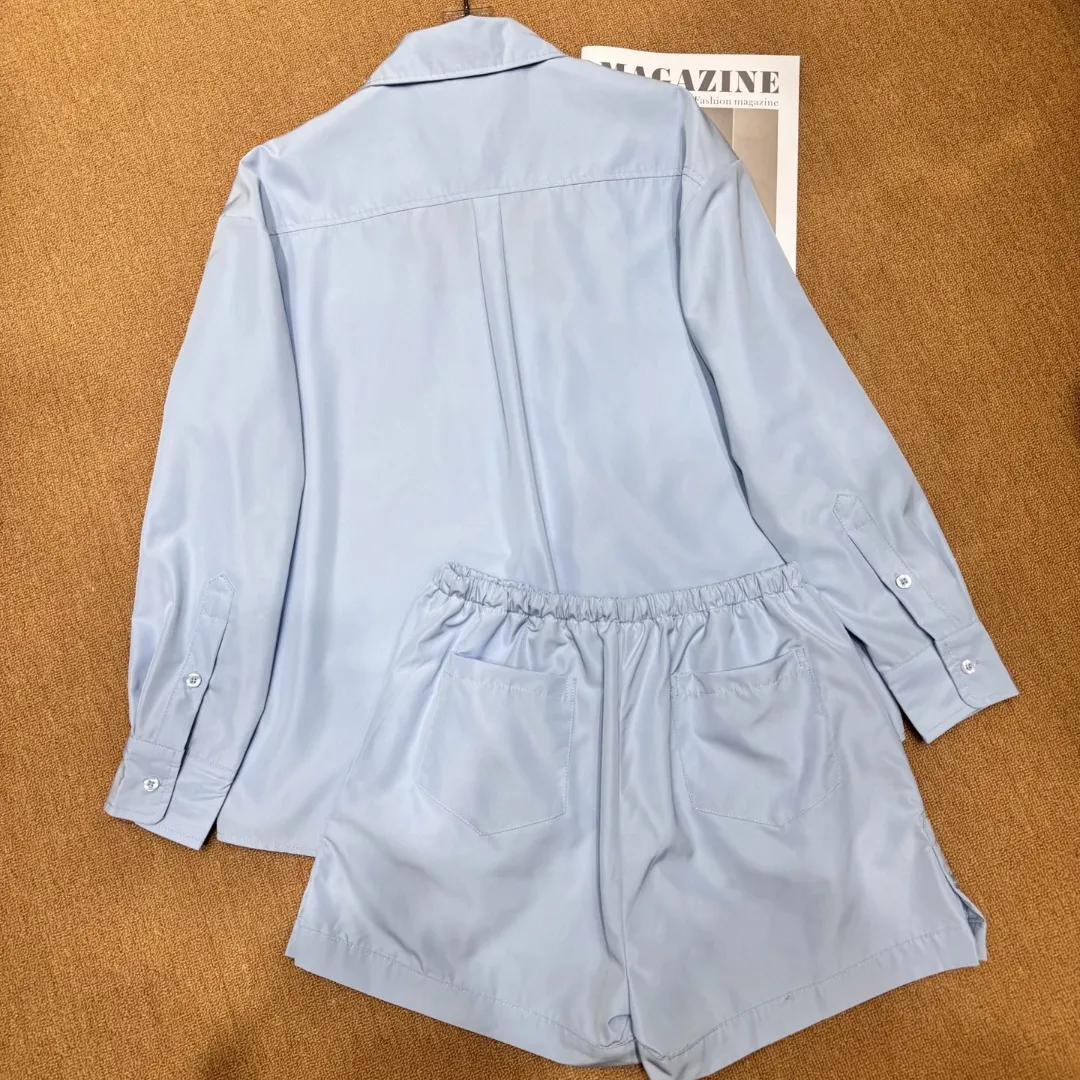 『S-L』クラシック 質感が細やか 着瘦せ 快適 シャツ ショーツ セットアップ