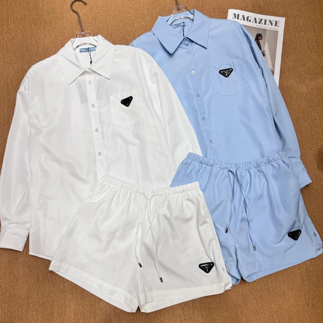 『S-L』クラシック 質感が細やか 着瘦せ 快適 シャツ ショーツ セットアップ