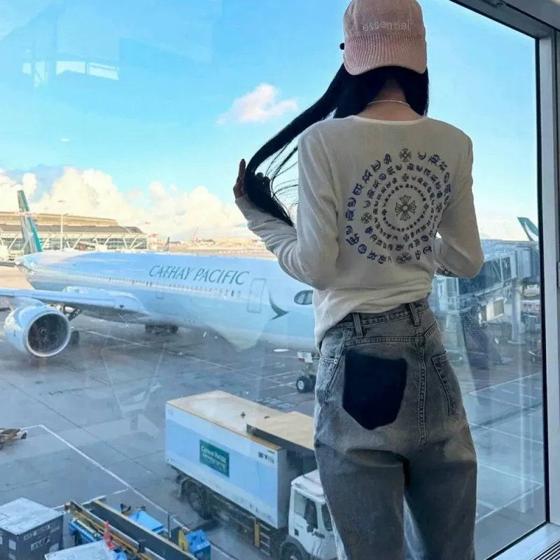 『S-L』女子マスト 着瘦せ 若見えトレンド クラシック 快適 セクシー 長袖Tシャツ