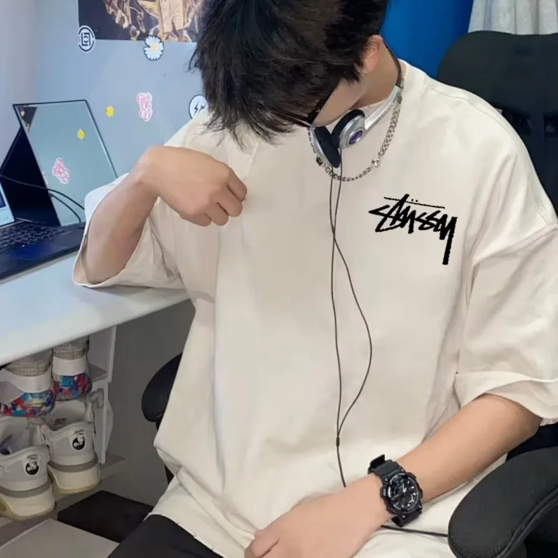 『S-3XL』取り入れたい ゆったり快適 シンプル カジュアル プリントＴシャツ