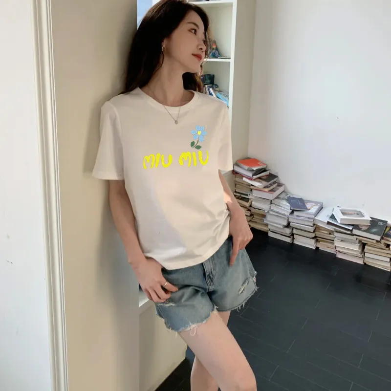 『S-XL』美人度アップ 元気いっぱい 柔らかい フレンチ ムード スリム 軽量 通気性 Tシャツ