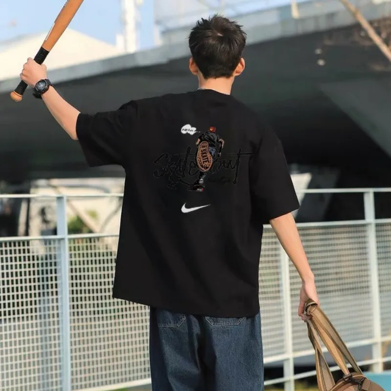 『S-3XL』元気いっぱい トレンド シンプル カジュアル 快適 通気性 Ｔシャツ