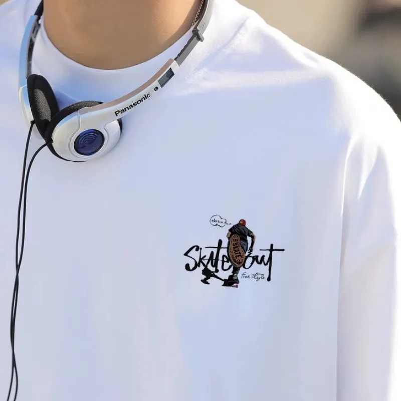 『S-3XL』元気いっぱい トレンド シンプル カジュアル 快適 通気性 Ｔシャツ