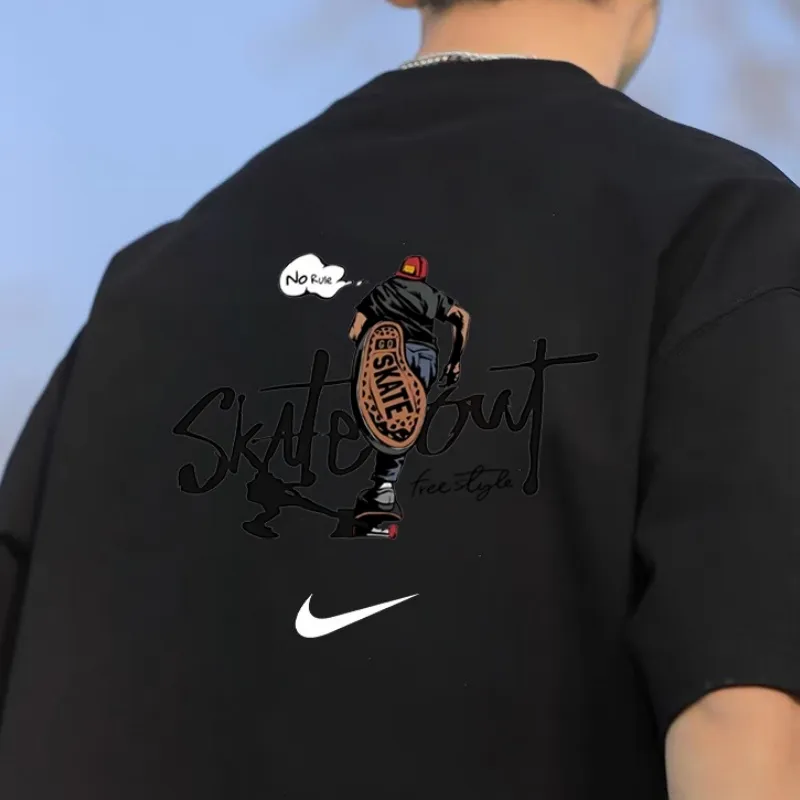 『S-3XL』元気いっぱい トレンド シンプル カジュアル 快適 通気性 Ｔシャツ