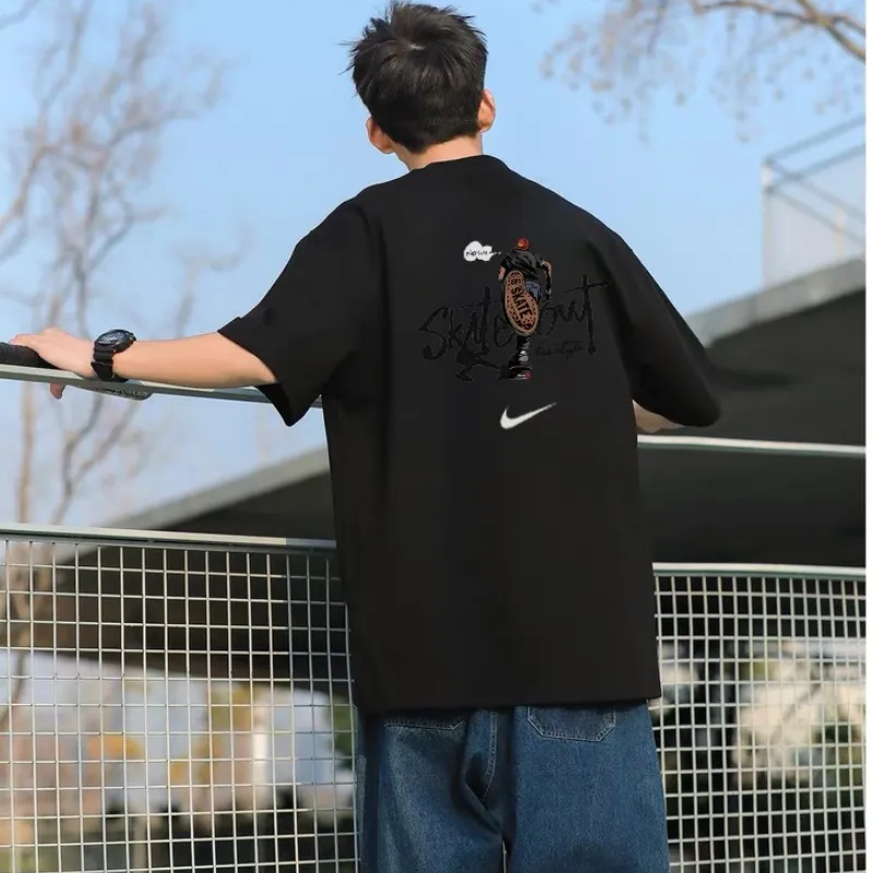 『S-3XL』元気いっぱい トレンド シンプル カジュアル 快適 通気性 Ｔシャツ