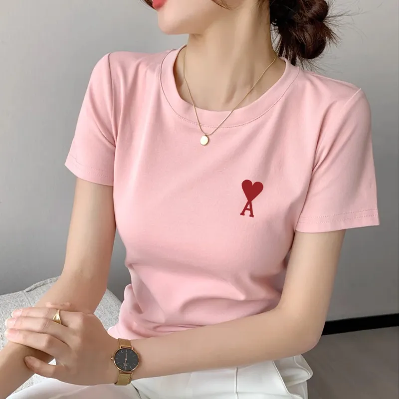 『S-XL』目立つ 着心地良い ファッション 合わせやすい クラシック 正肩Tシャツ