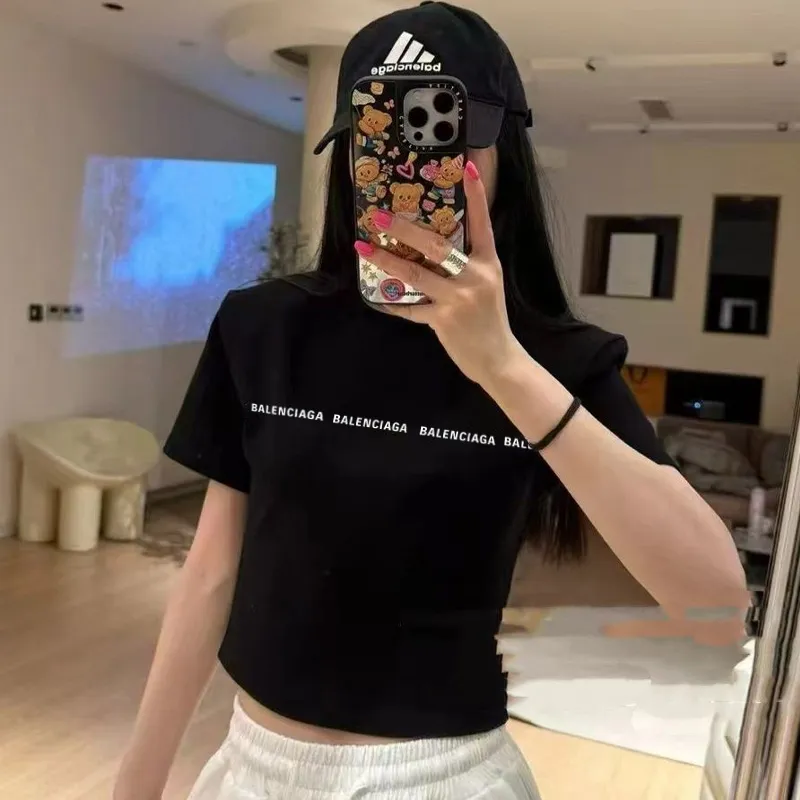 『S-2XL』目立つ ファッション シンプル 着瘦せ 高品質 ソフト快適 プリントＴシャツ