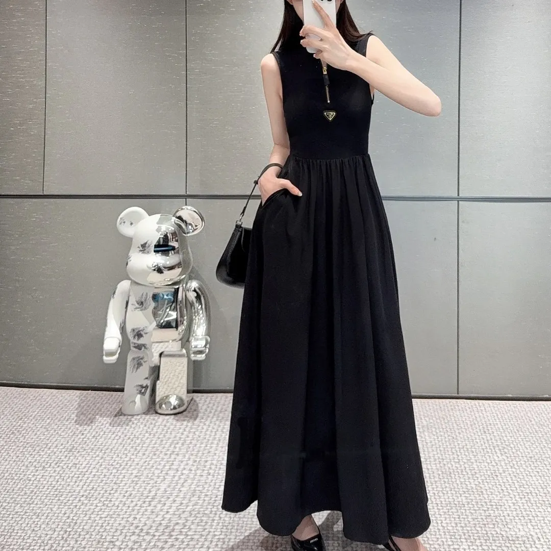『S-L』大人の定番 質感のいい ラグジュアリー フィット感 ミニマリスト エレガント ワンピース