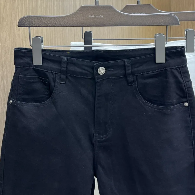 『S-2XL』絶対欲しい トレンド 高品質 快適 カジュアル シンプルなストレートデニムショーツ