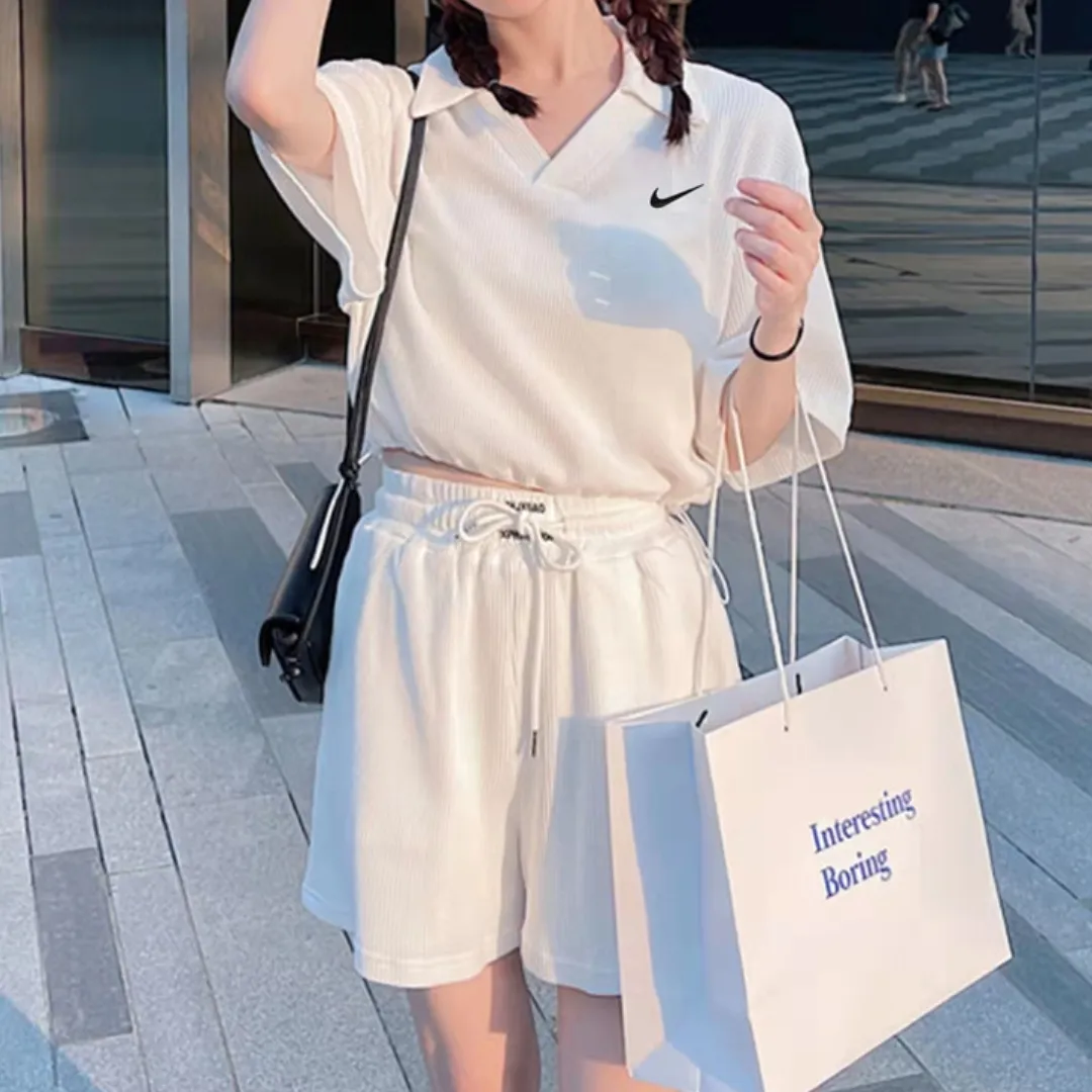 『M-XL』スタイルアップ間違いなし オシャレ度UP 体型カバー カジュアル ストリート系 夏らしい セットアップ