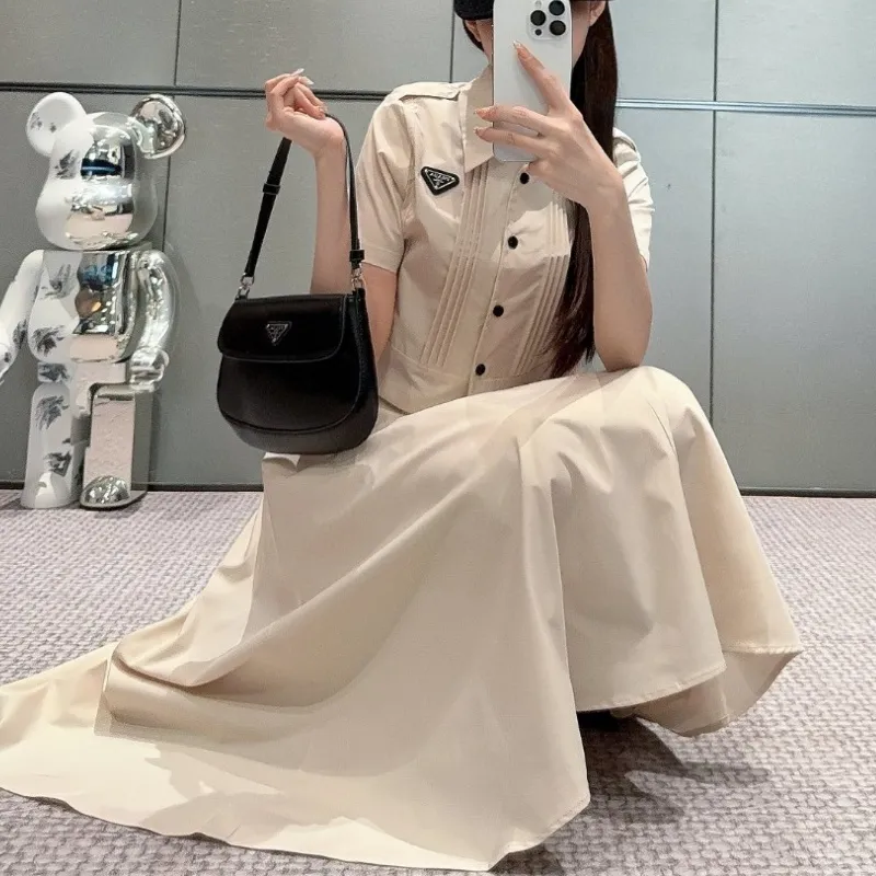 『S-L』優しい雰囲気 エレガント 高級感 シンプルトレンド クラシッククールフェミニン ワンピース
