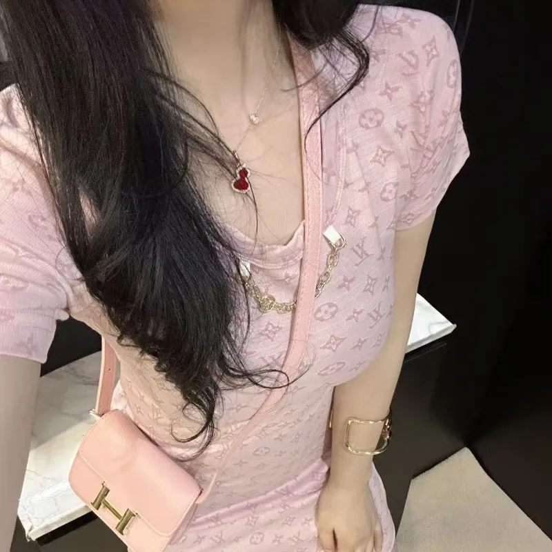 『S-L』美人度アップ スウィート ガーリッシュストレッチ 着瘦せ ソフトジャカード ニットドレス