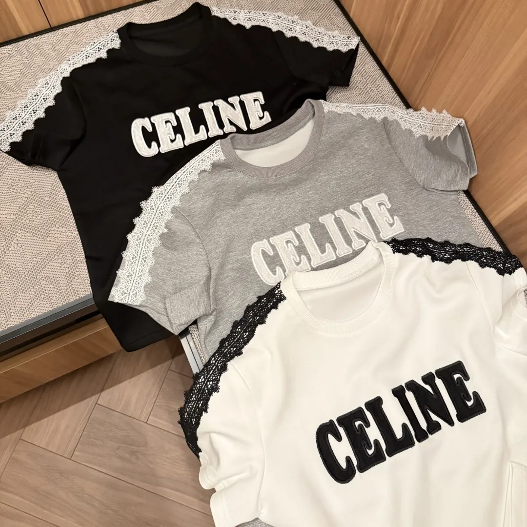『S-L』かわいい おしゃれ レース パッチ 刺繍 レタリング 半袖 ショートスカート セットアップ