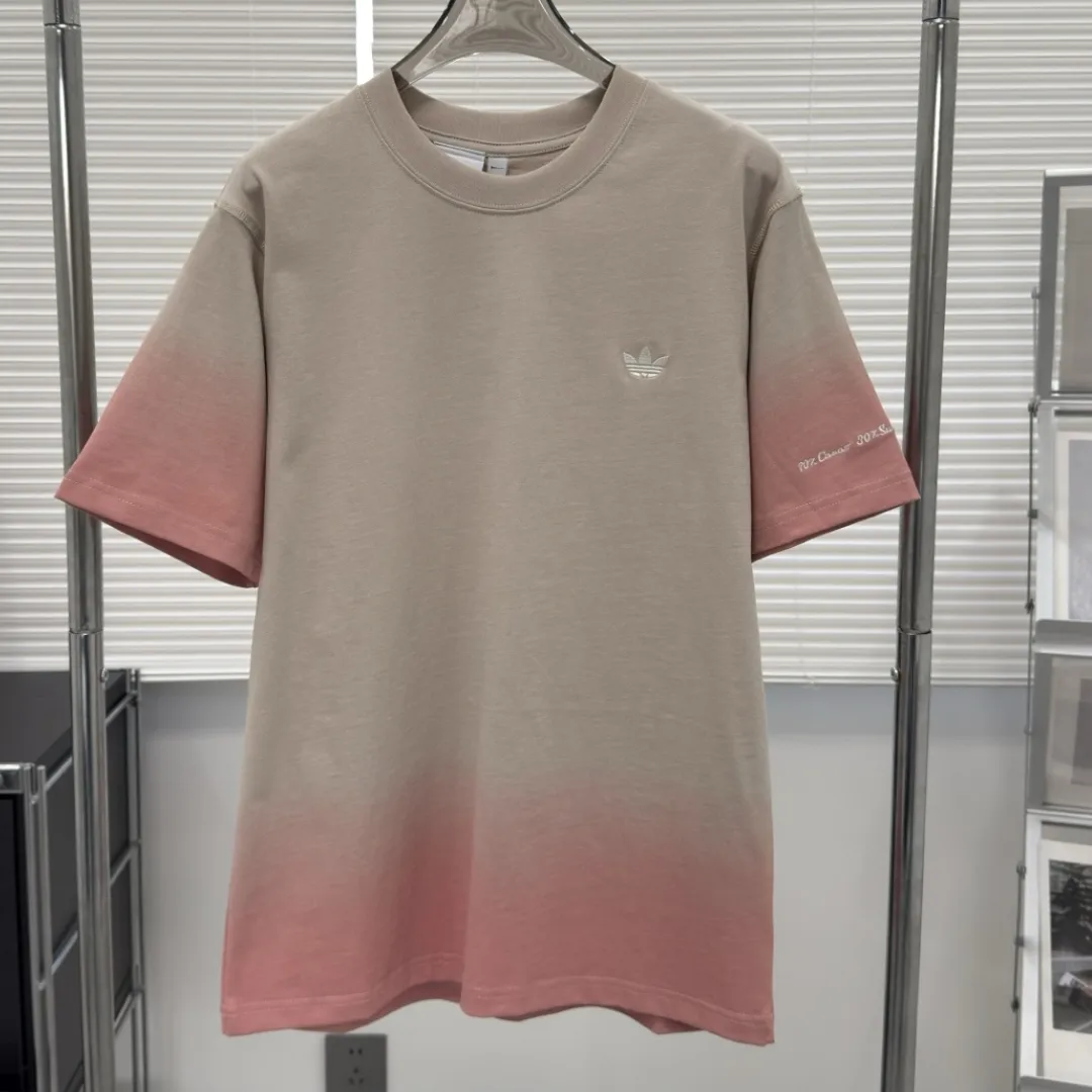 『S-2XL』ベーシック 汎用 綿100% グラデーション オーバーサイズ グラデーション半袖