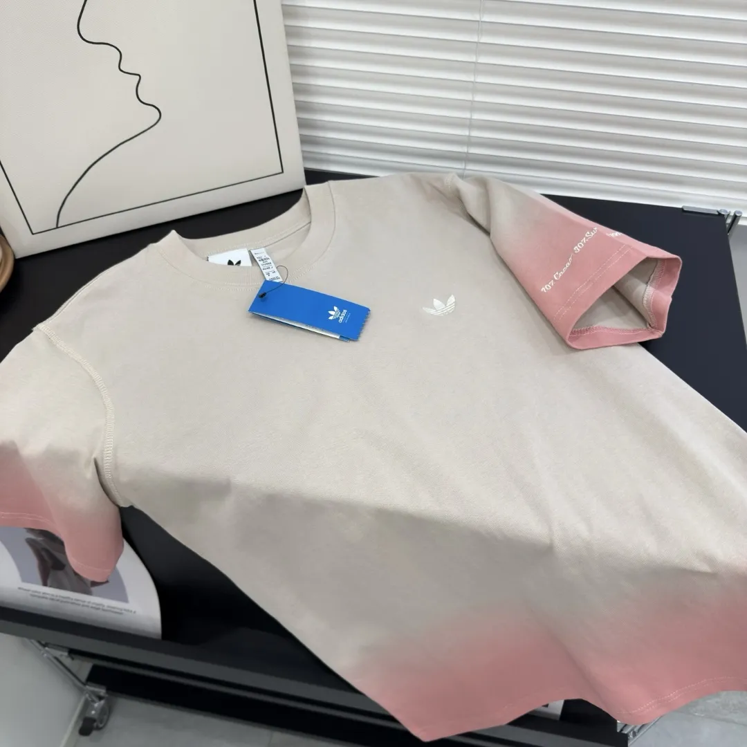 『S-2XL』ベーシック 汎用 綿100% グラデーション オーバーサイズ グラデーション半袖