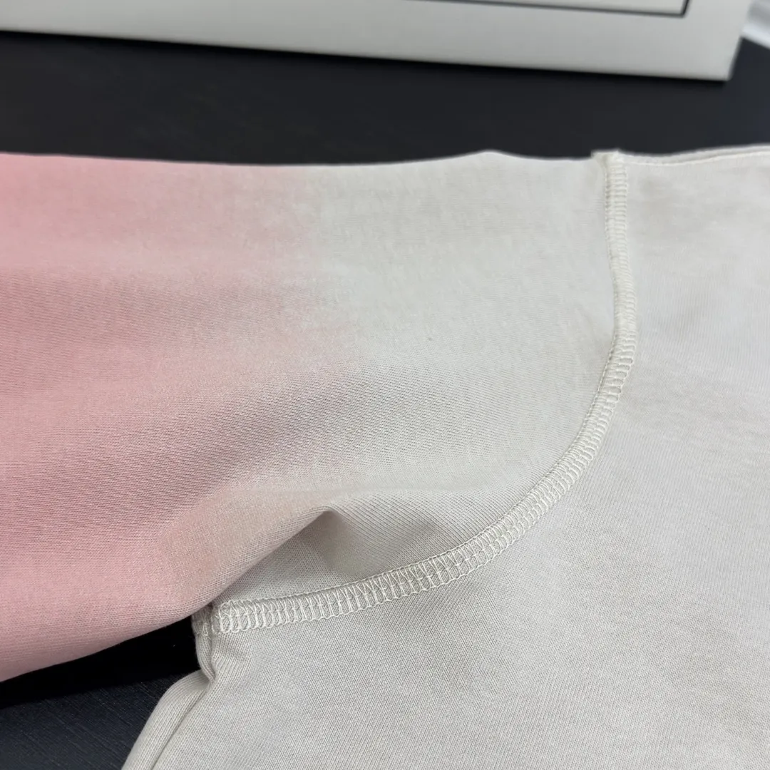 『S-2XL』ベーシック 汎用 綿100% グラデーション オーバーサイズ グラデーション半袖