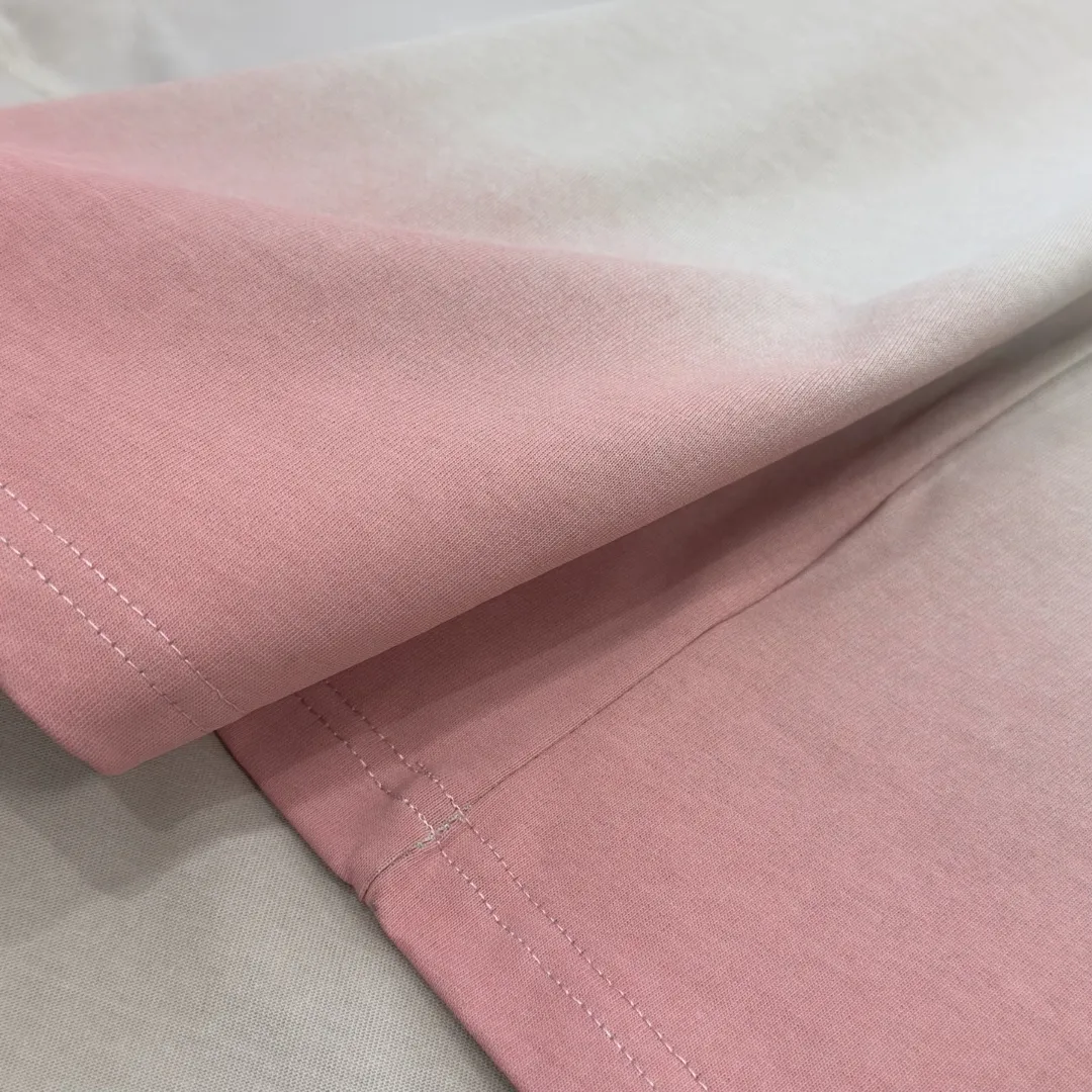 『S-2XL』ベーシック 汎用 綿100% グラデーション オーバーサイズ グラデーション半袖