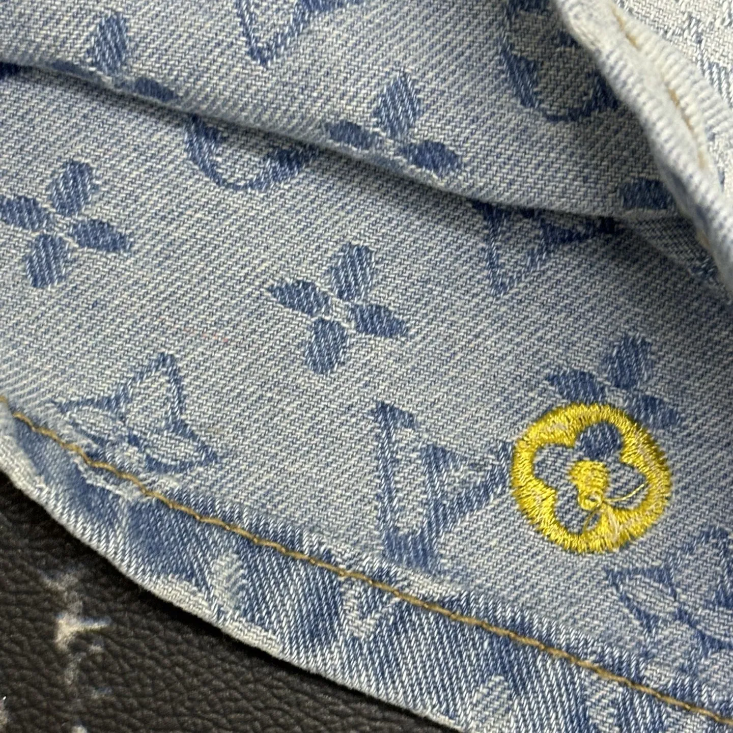 『S-XL』春夏 新作 オールオーバージャカード 刺繍 ストレートジーンズ