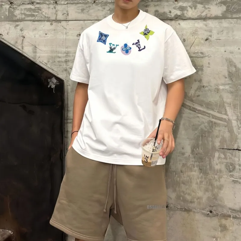 『S-4XL』春夏新作 気質満点トレンド ユニーク プリントクール 高品質シンプル カジュアル Ｔシャツ