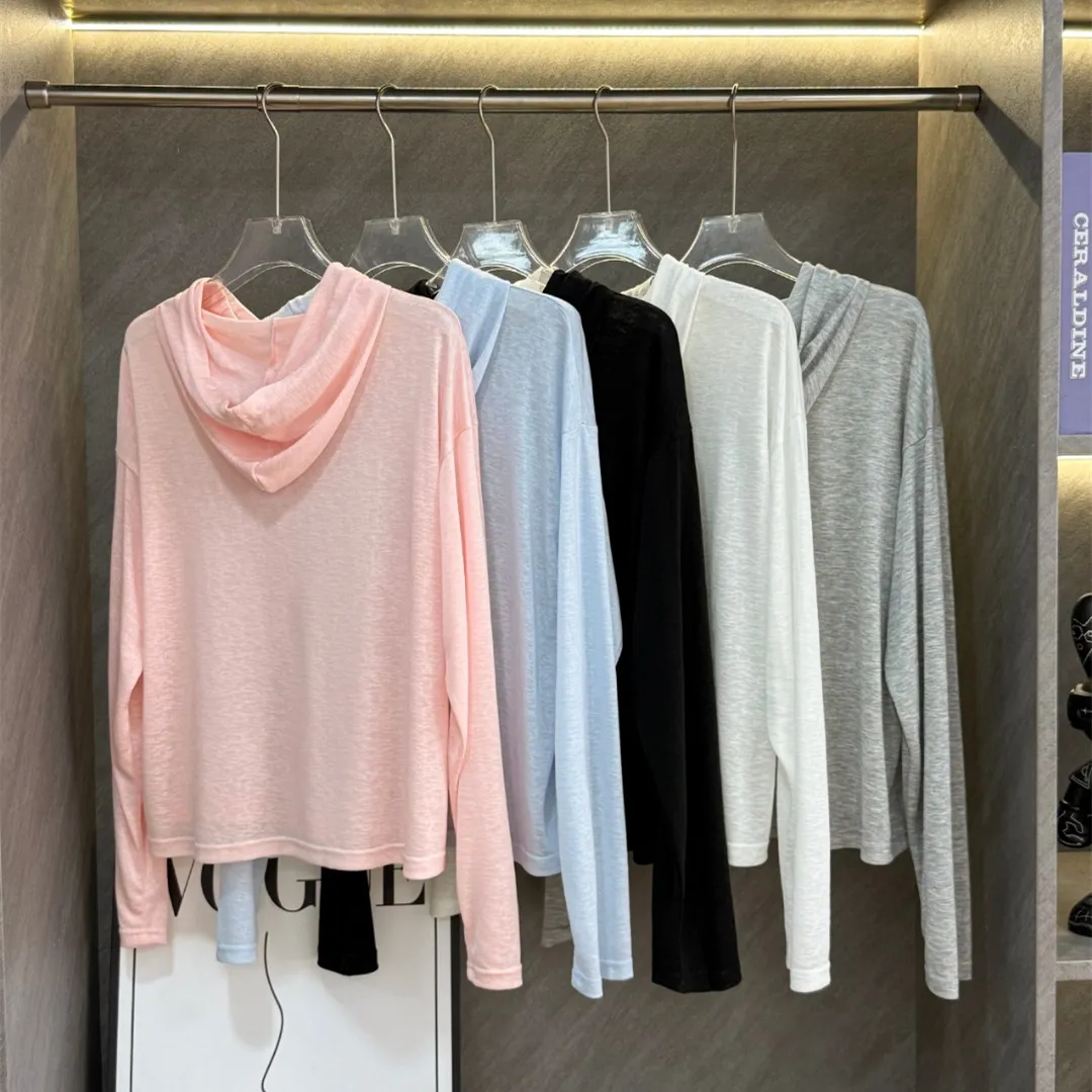 『S-L』フード 優しく甘い 爽やかで上品 高級 肌触り快適 マルチカラー UVカット アウター