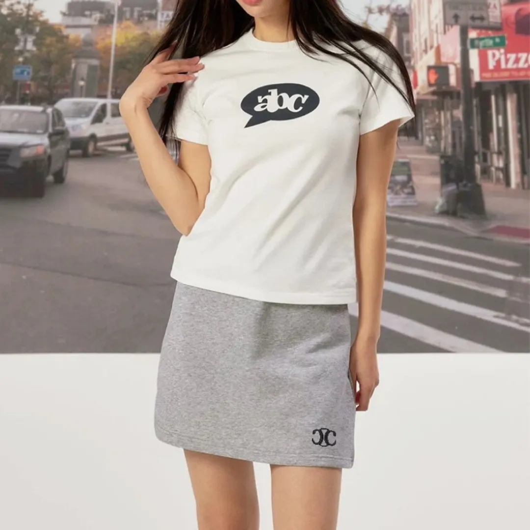 『S-XL』クラシック 高品質 刺繍ロゴ スカート ショーツ付き スポーツ スカート