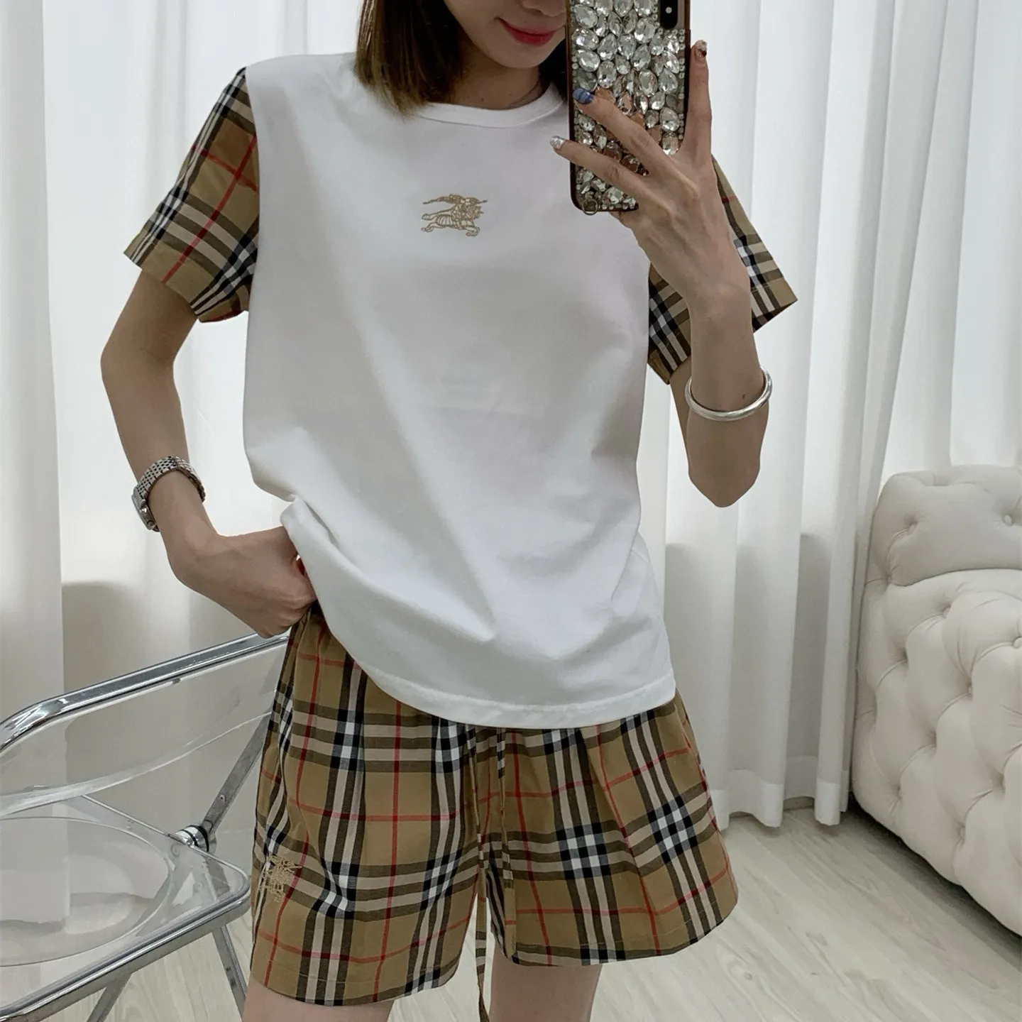 『S-L』オススメ 新作 シンプル 上品 ミニマリスト エレガント ディテール 魅力アップ Tシャツ