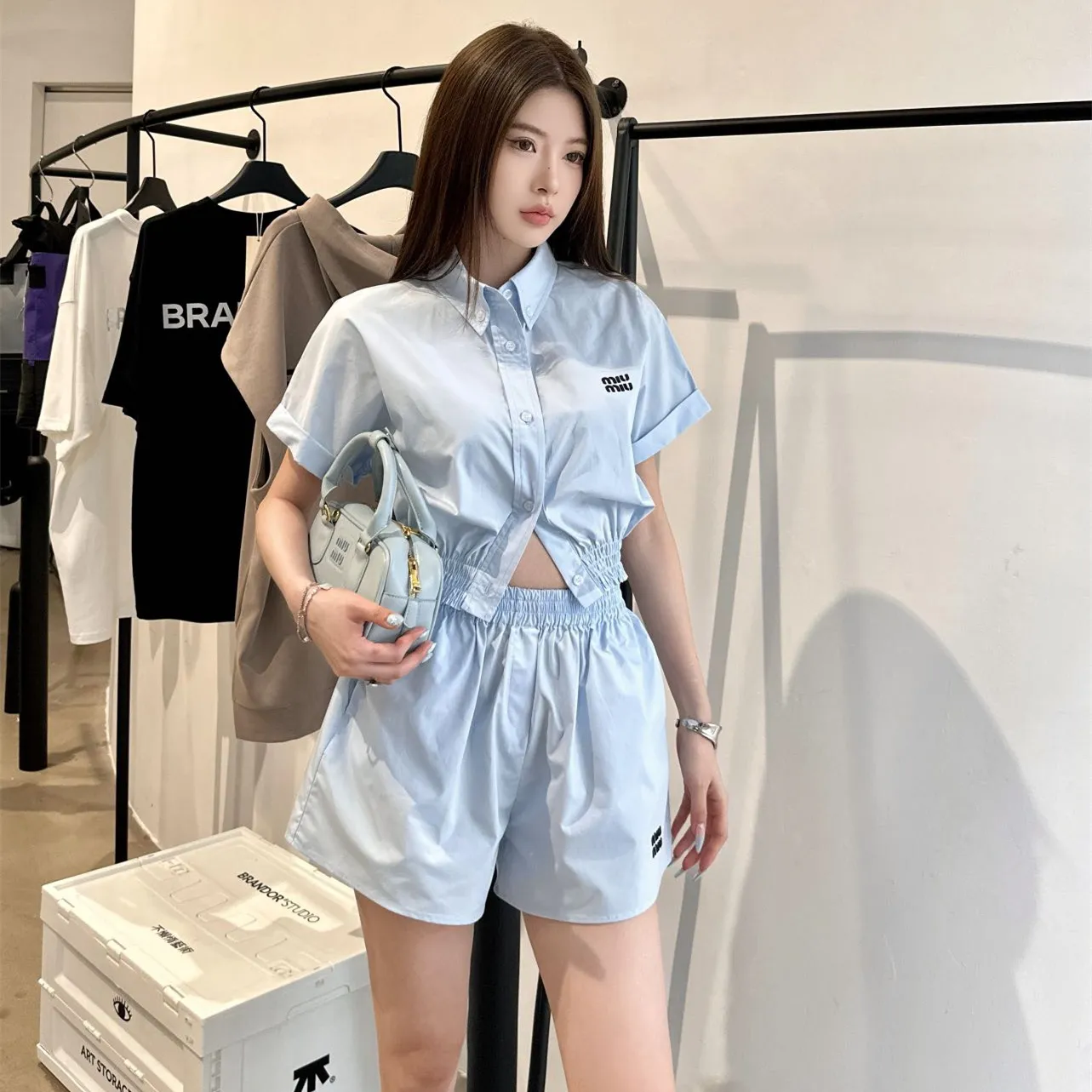 『S-L』夏の定番 綿100% 柔らか 快適 肌触り良好 通気性 半袖 シャツ ショーツ セットアップ