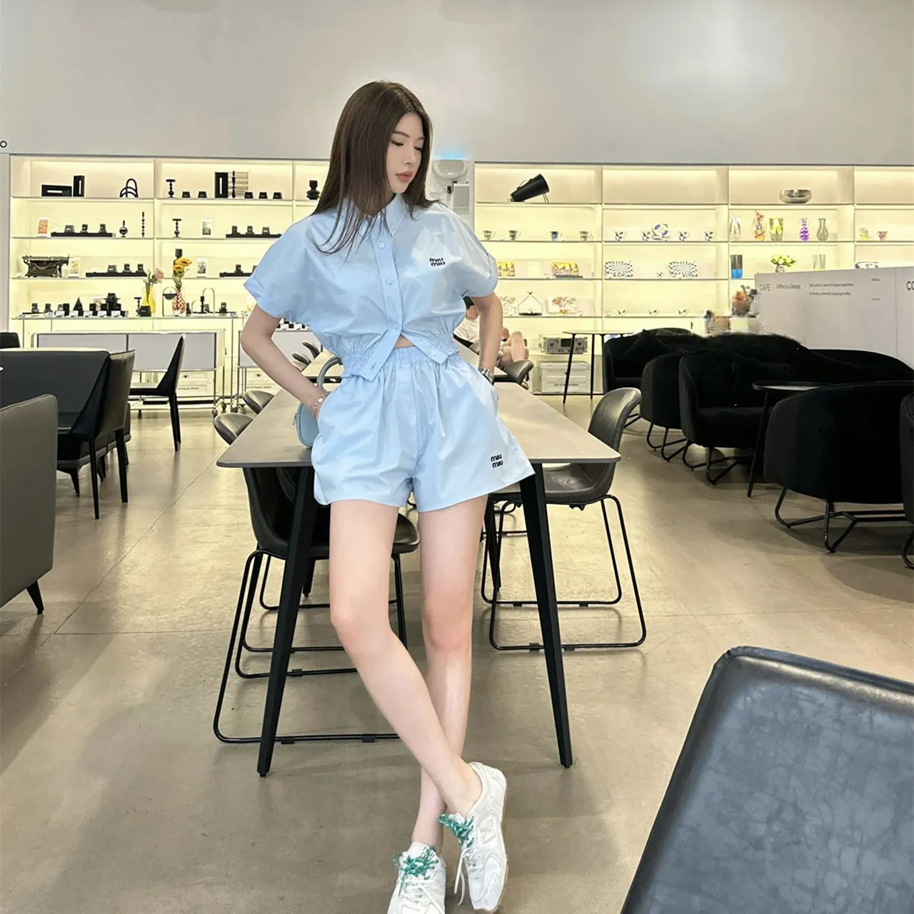 『S-L』夏の定番 綿100% 柔らか 快適 肌触り良好 通気性 半袖 シャツ ショーツ セットアップ