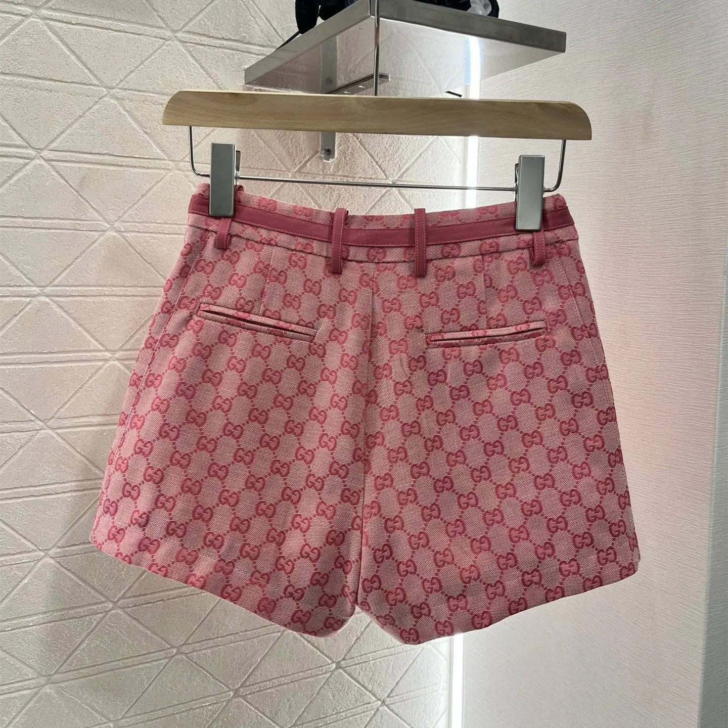 『S-L』新作 高級 手作り フルジャカード生地 クリーン 上質 上品 ショートパンツ