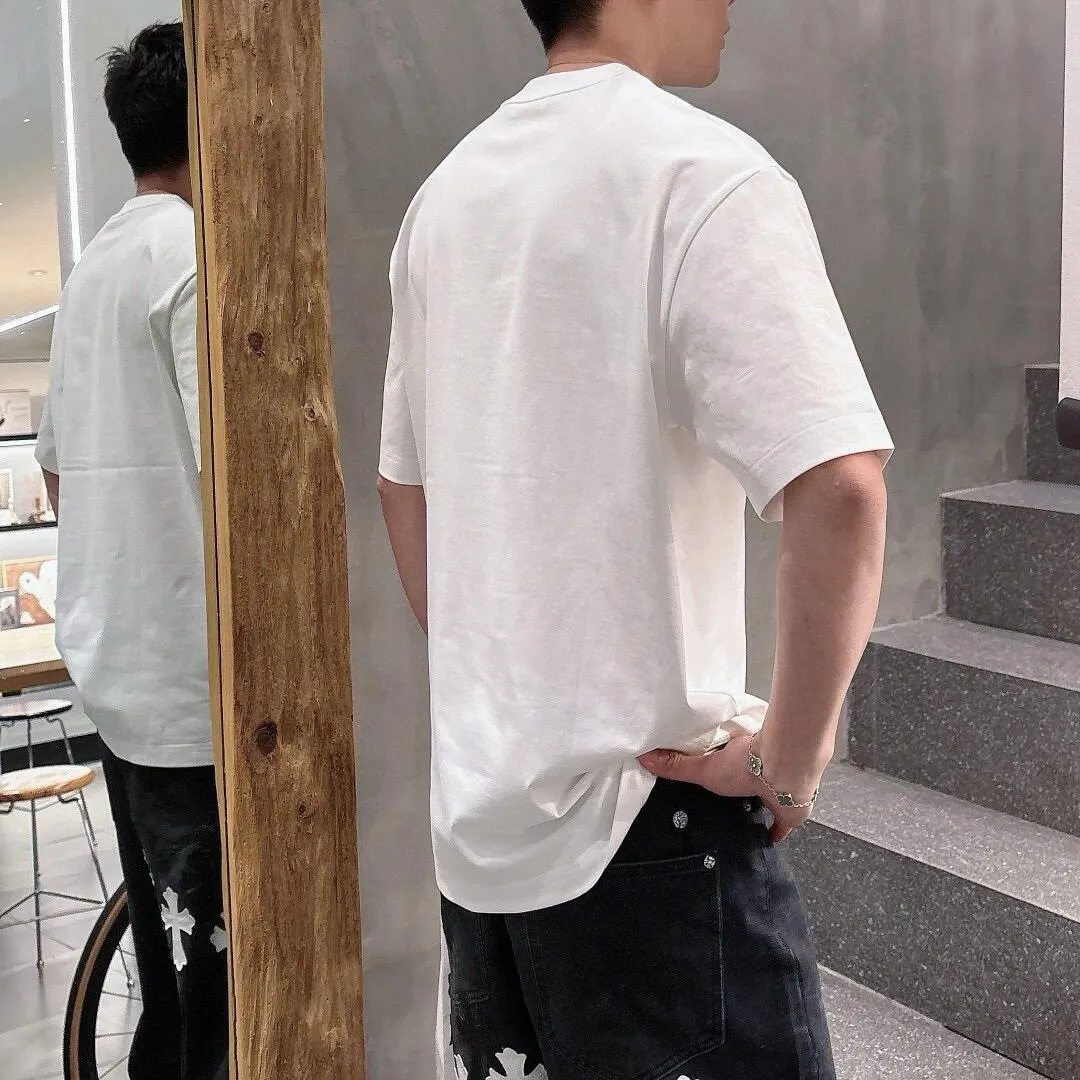 『S-4XL』超人気商品 大人の定番 合わせやすい 質感のいい 快適 通気性 高品質 刺繍Ｔシャツ