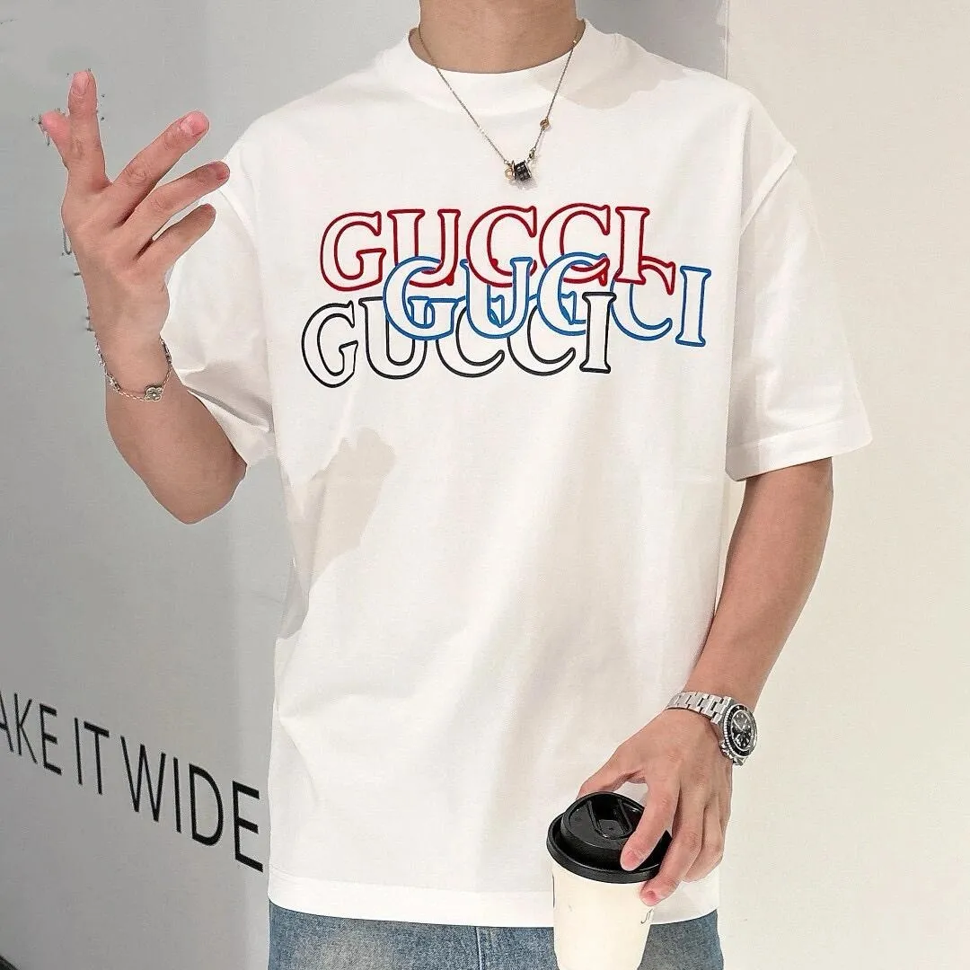 『S-4XL』コーディネートの主役 スタイルアップ間違いなし 体型カバー プリント Tシャツ