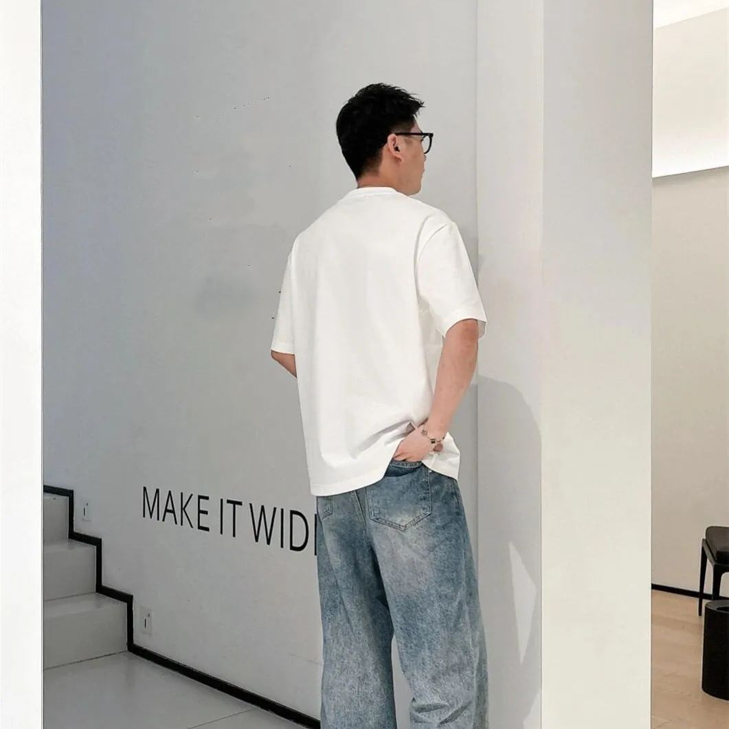 『S-4XL』コーディネートの主役 スタイルアップ間違いなし 体型カバー プリント Tシャツ
