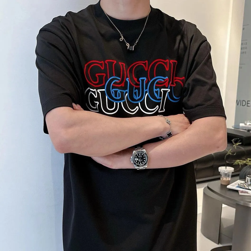 『S-4XL』コーディネートの主役 スタイルアップ間違いなし 体型カバー プリント Tシャツ