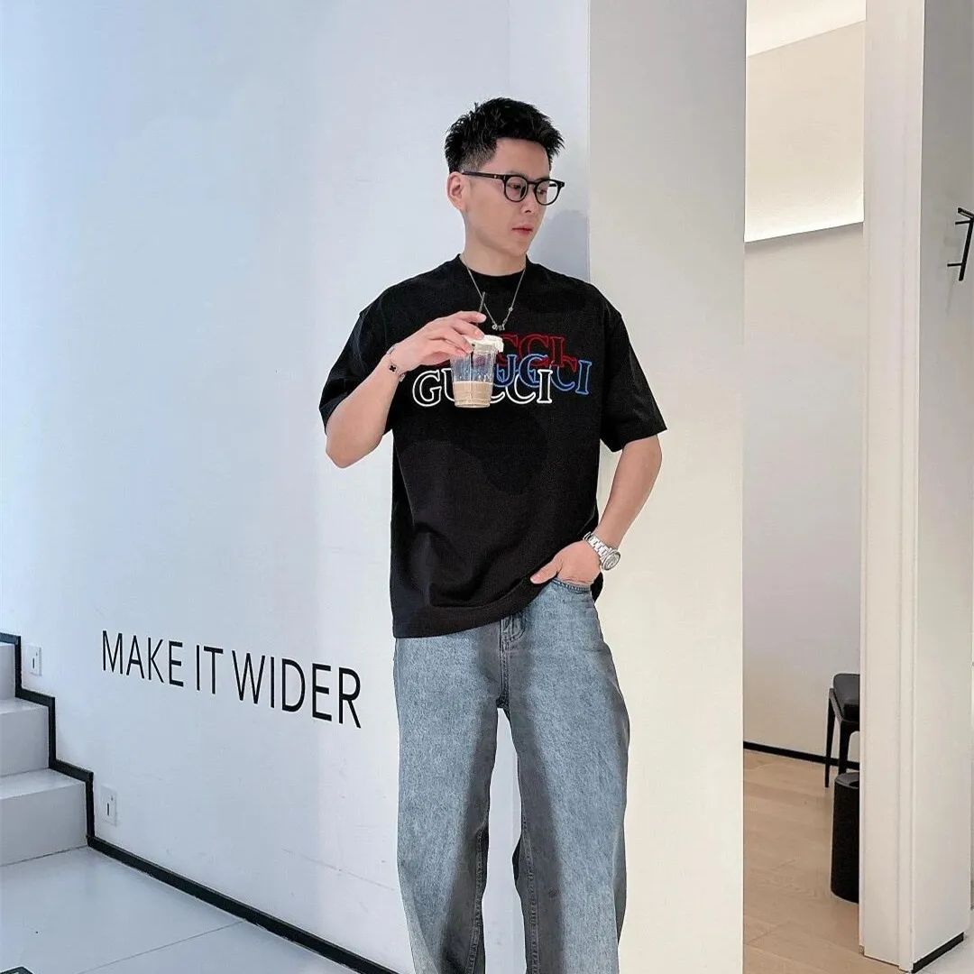 『S-4XL』コーディネートの主役 スタイルアップ間違いなし 体型カバー プリント Tシャツ