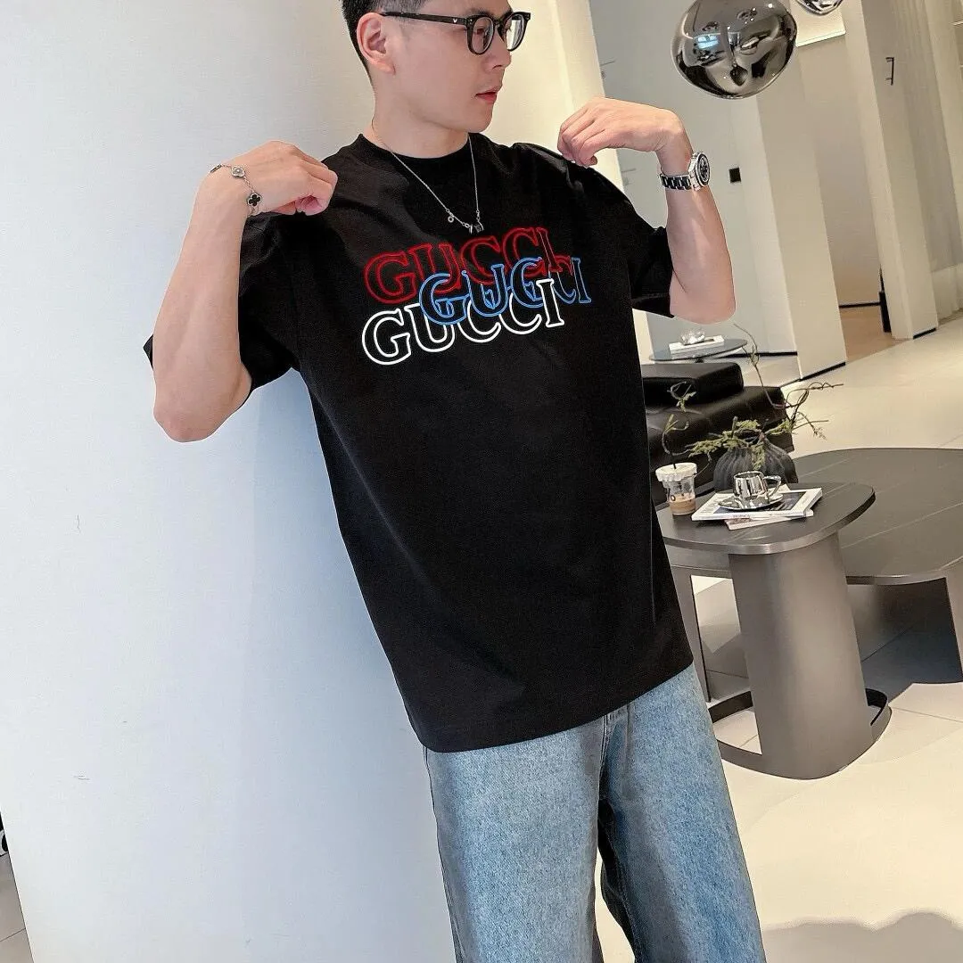 『S-4XL』コーディネートの主役 スタイルアップ間違いなし 体型カバー プリント Tシャツ
