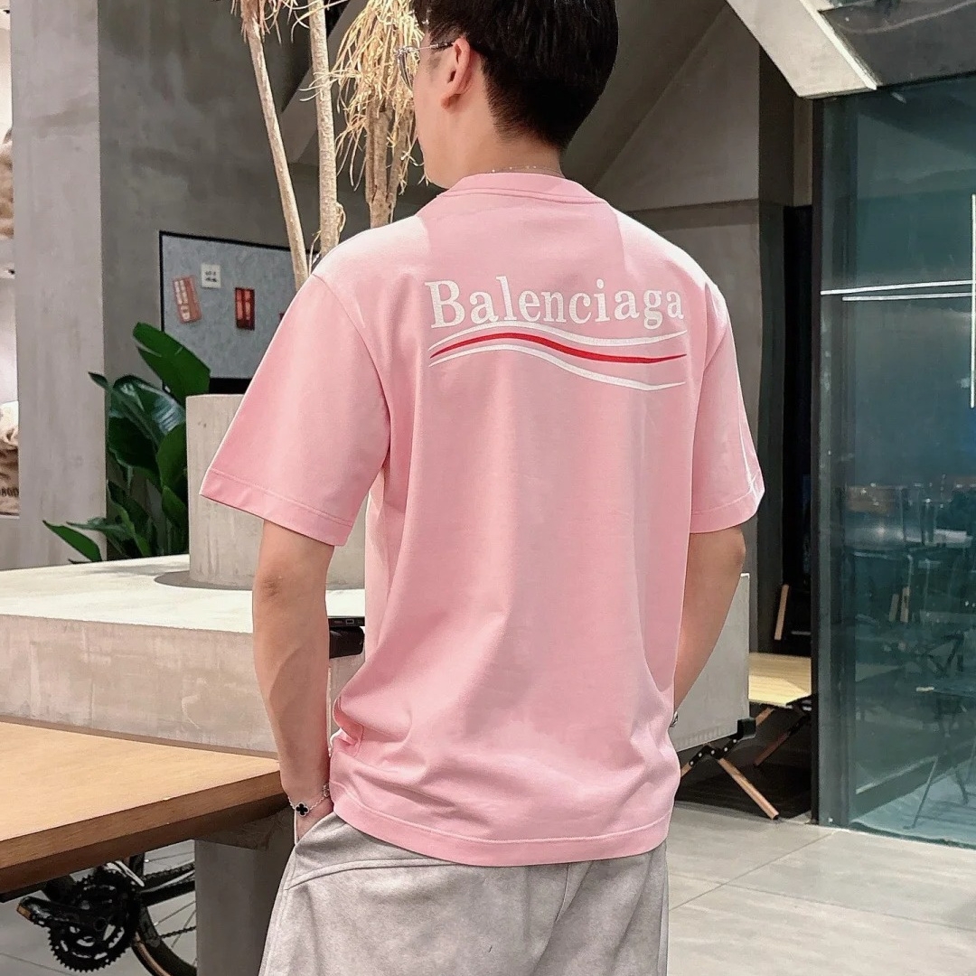 BALENCIAGA BE NICE オーバーサイズ Tシャツ ライトベージュ ベージュ系｜カットソー・Tシャツ｜TO BE CHIC(トゥー ビー