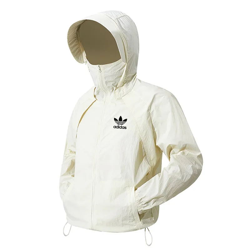 『S-3XL』アメリカン UVカット メンズ 夏 フード UVプロテクト スキンコート アイスシルク サンガード