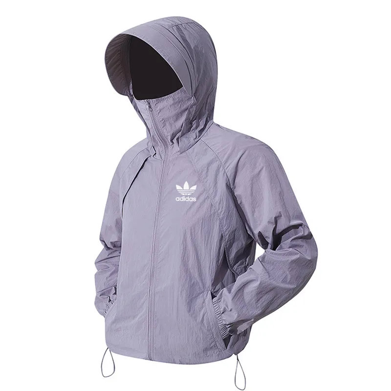 『S-3XL』アメリカン UVカット メンズ 夏 フード UVプロテクト スキンコート アイスシルク サンガード