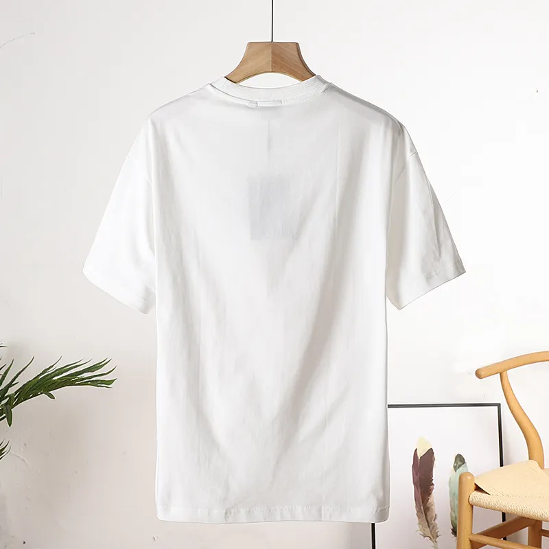 『S-4XL』夏 新作 オーバーサイズ ルーズシルエット かわいいクマ プリント クルーネック 半袖Tシャツ