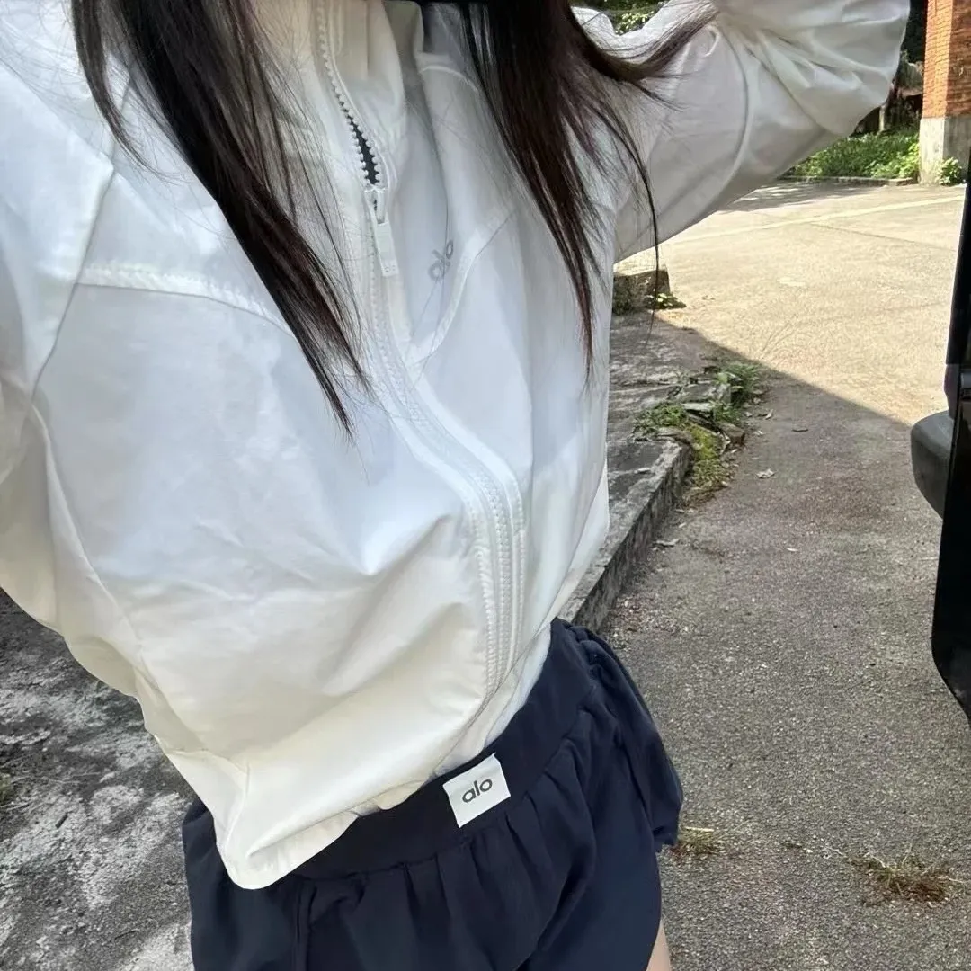 『S-L』テニス風 クール フィットカット 軽量 通気性生地 UVカット シルエット強調 アウター